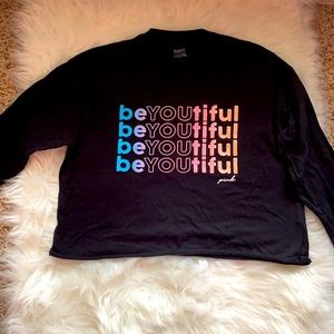 PINK long sleeve be-you-tiful